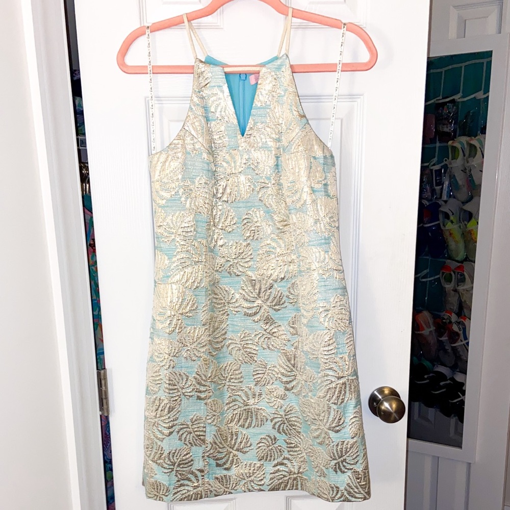 Lilly Pulitzer | 2 | Shift dress in Breakwater Blue Palm
